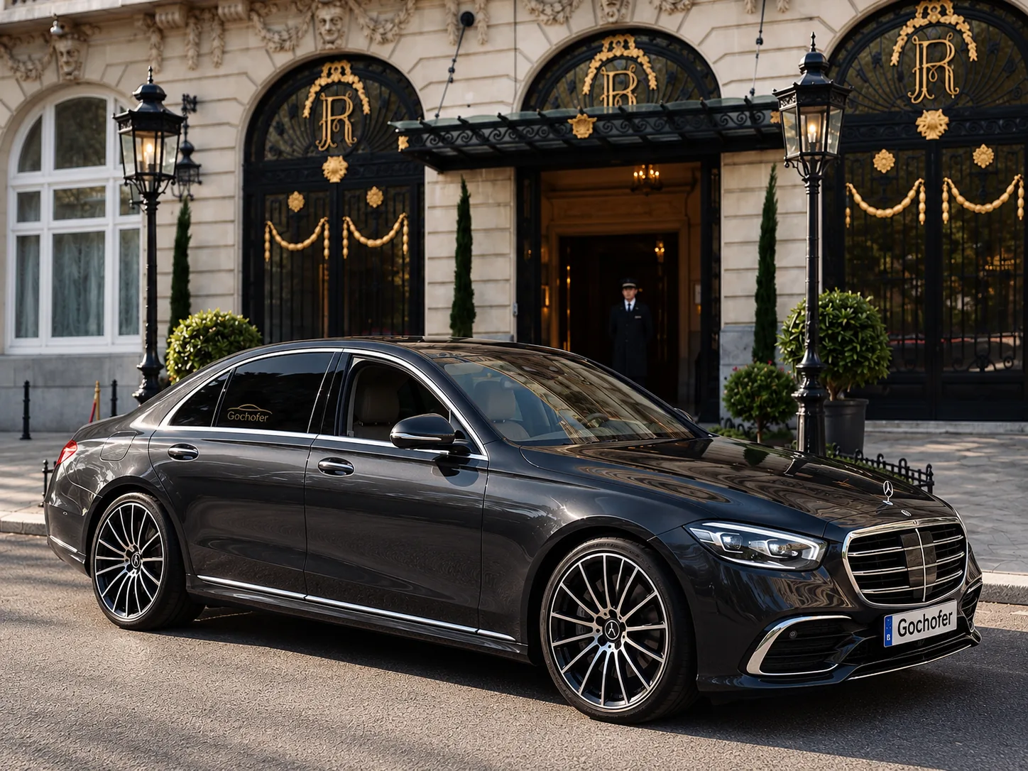 Mercedes Clase S con chófer en Aranjuez