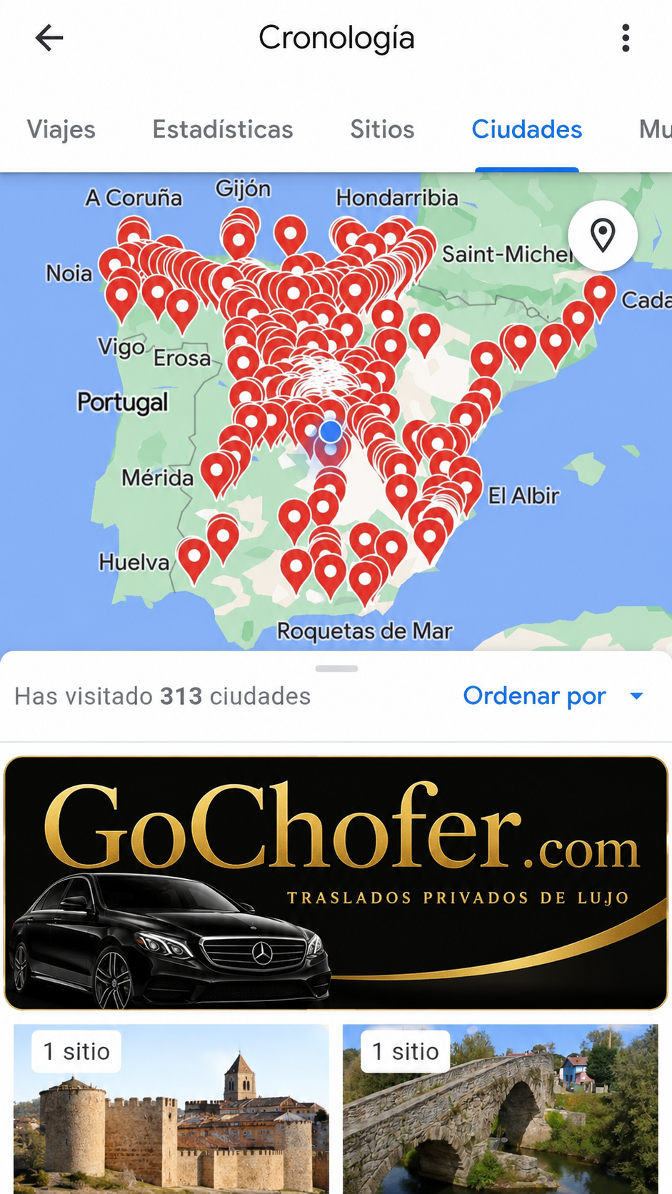 GoChofer viajes de larga distancia por España